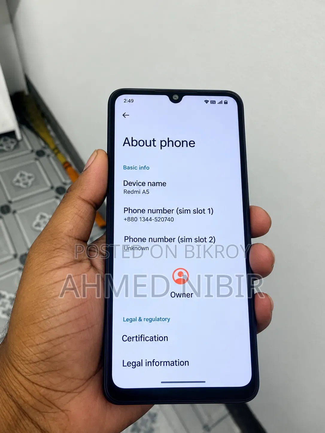 Xiaomi Redmi A5 4G 64 GB Black