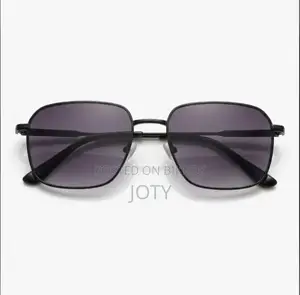Trendy Black Square Sunglasses for Men
