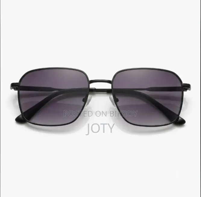 Trendy Black Square Sunglasses for Men