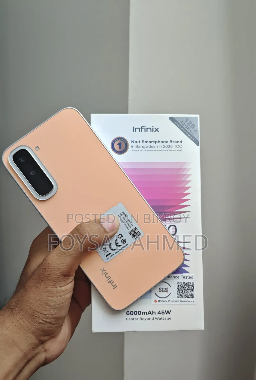 Infinix Hot 70 128 GB Orange