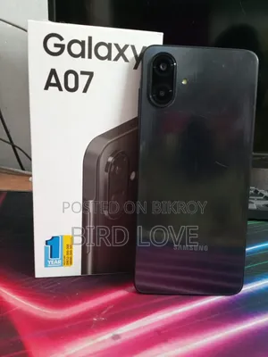স্যামসাং গ্যালাক্সি এ০৭ ১২৮ জিবি কালো