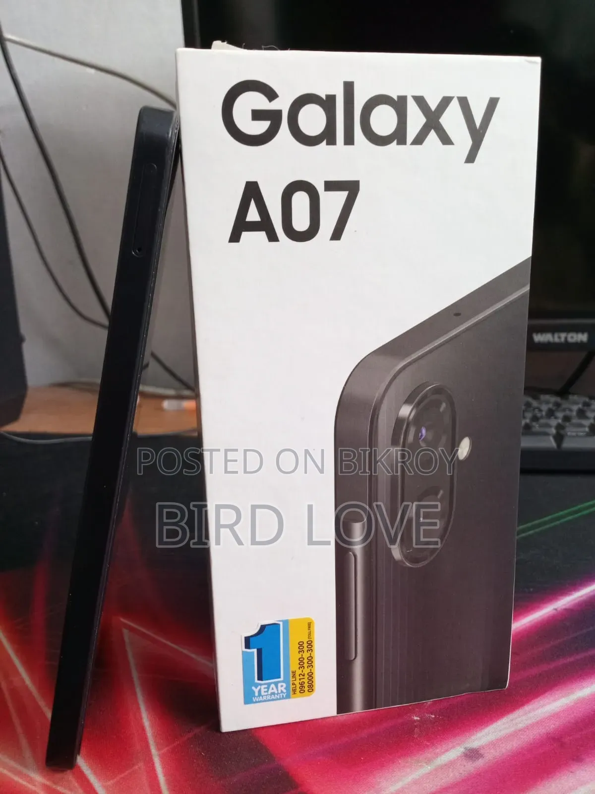 স্যামসাং গ্যালাক্সি এ০৭ ১২৮ জিবি কালো