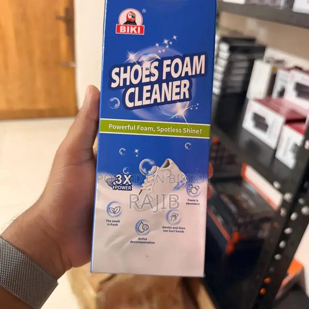 Shoe Cleaner Foam White Shoe Cleaning Kit With Brush & Towel