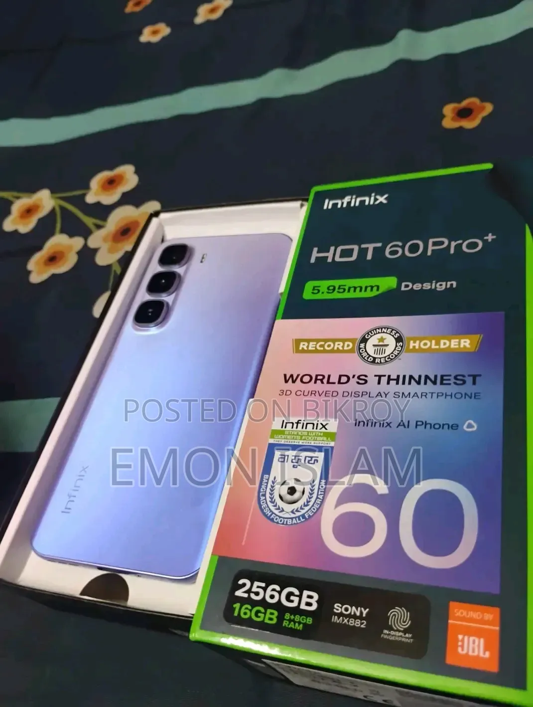 Infinix Hot 60 Pro+ 256 GB Purple
