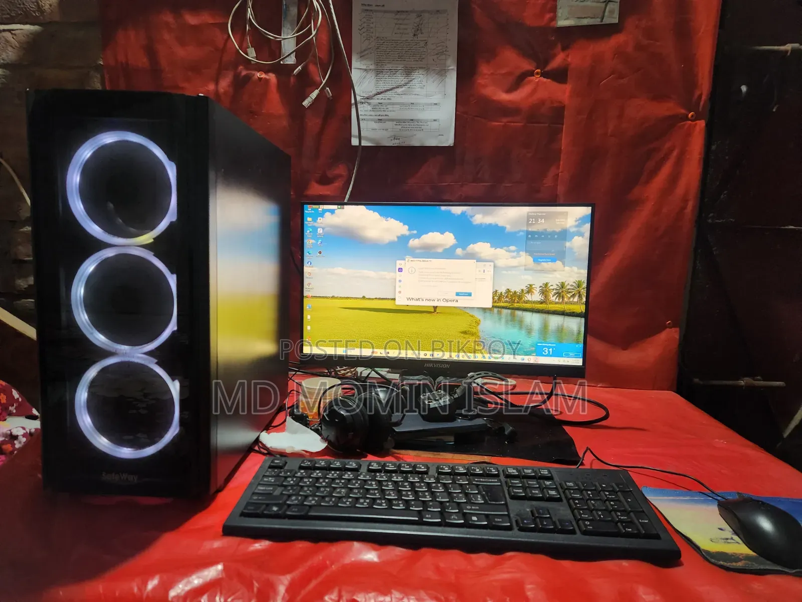 Desktop Computer Gigabyte GB-BXi5H-5200 16GB AMD Ryzen 5 SSHD+SSD 512GB