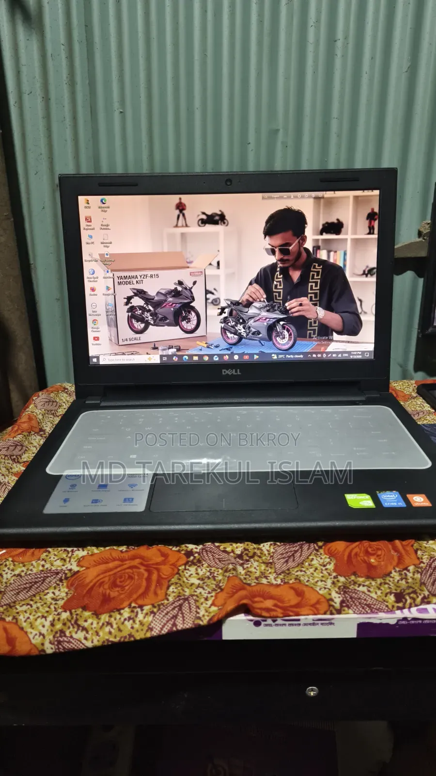 ল্যাপটপ ডেল ৪জিবি ইন্টেল কোর আই৫ এসএসডি ২৫৬জিবি