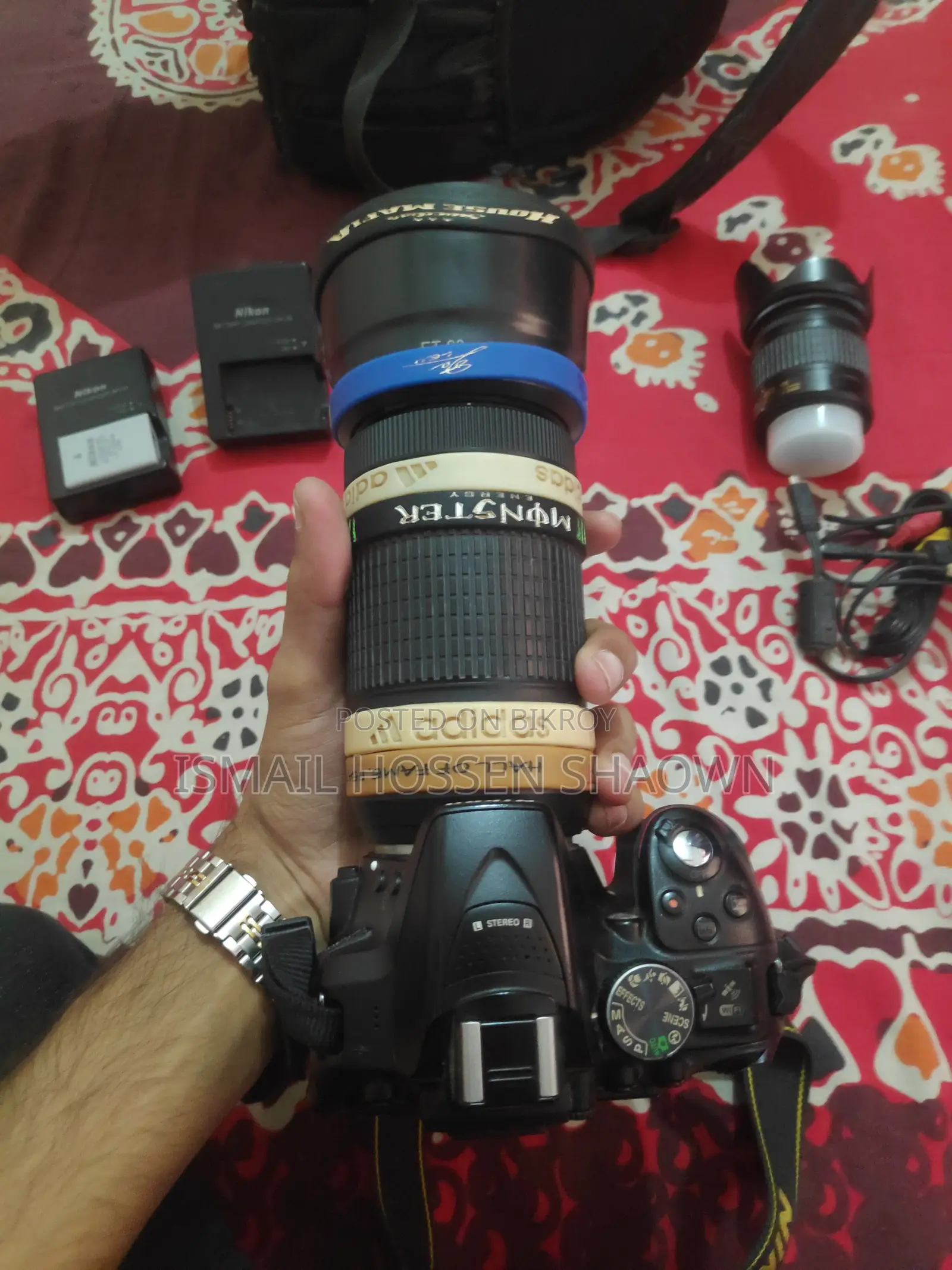 Nikon D5300 With 300mm Zoom Lens and Kit Lens and Bag Pack