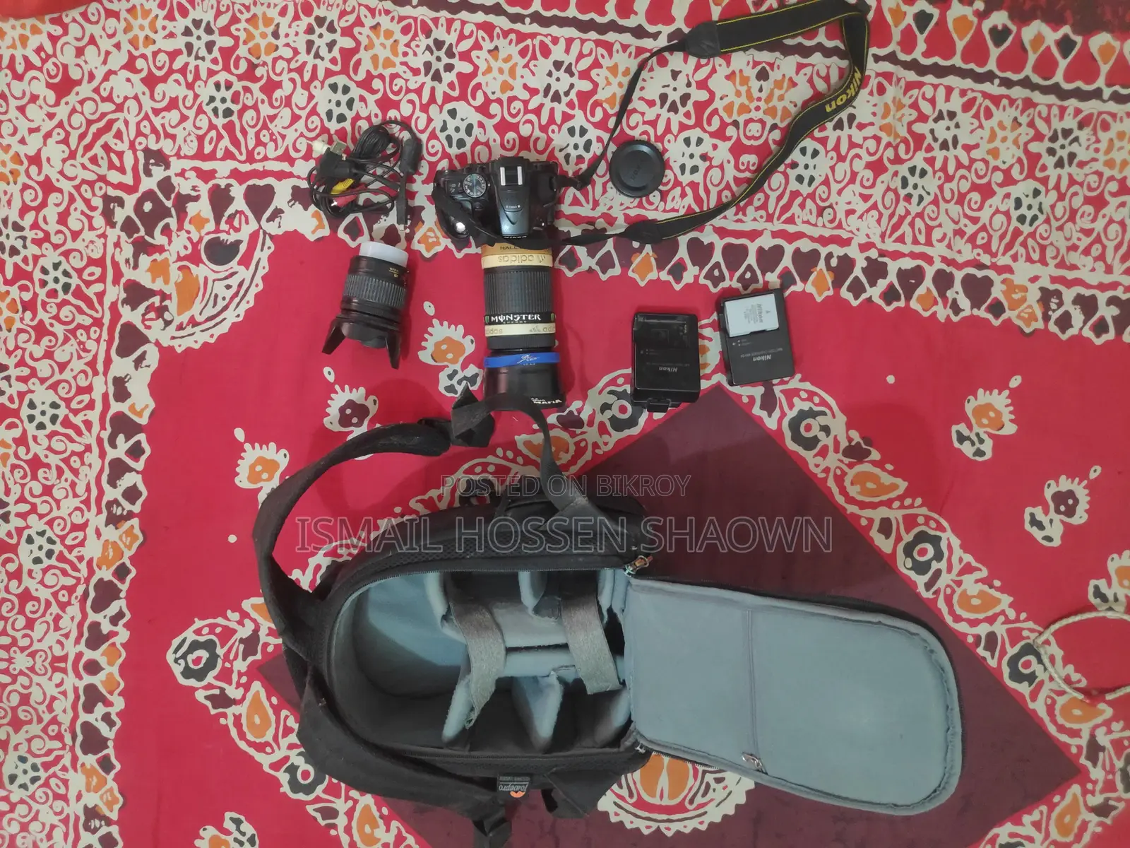 Nikon D5300 With 300mm Zoom Lens and Kit Lens and Bag Pack