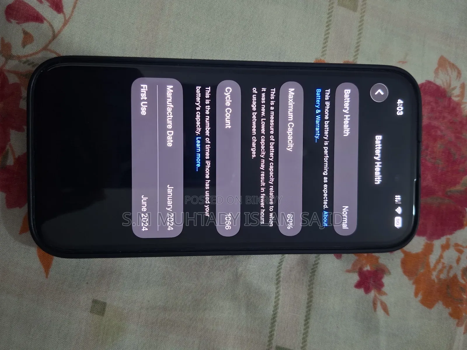 Apple iPhone 15 128 GB Black