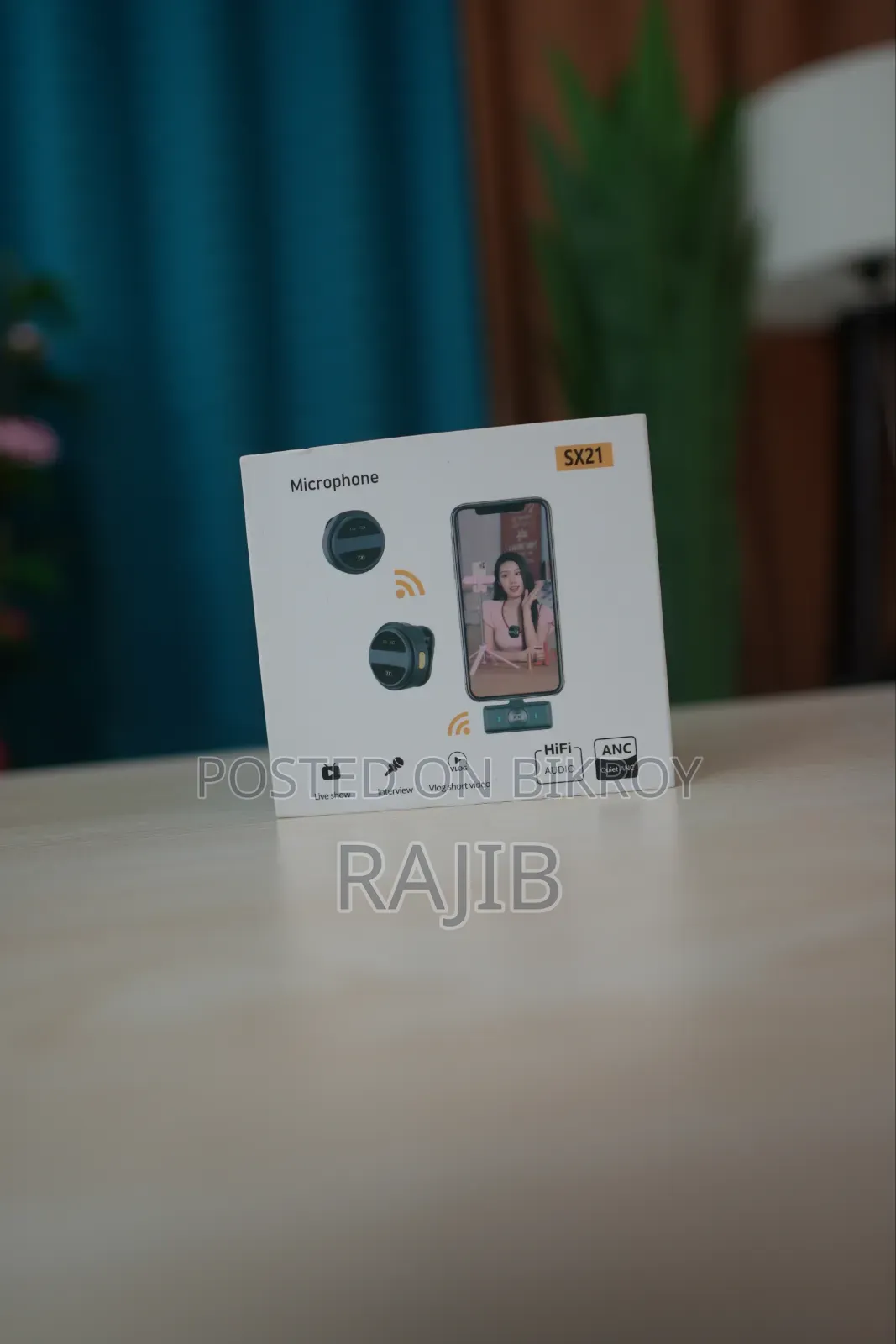 SX21 Wireless Dual Lavalier Microphone