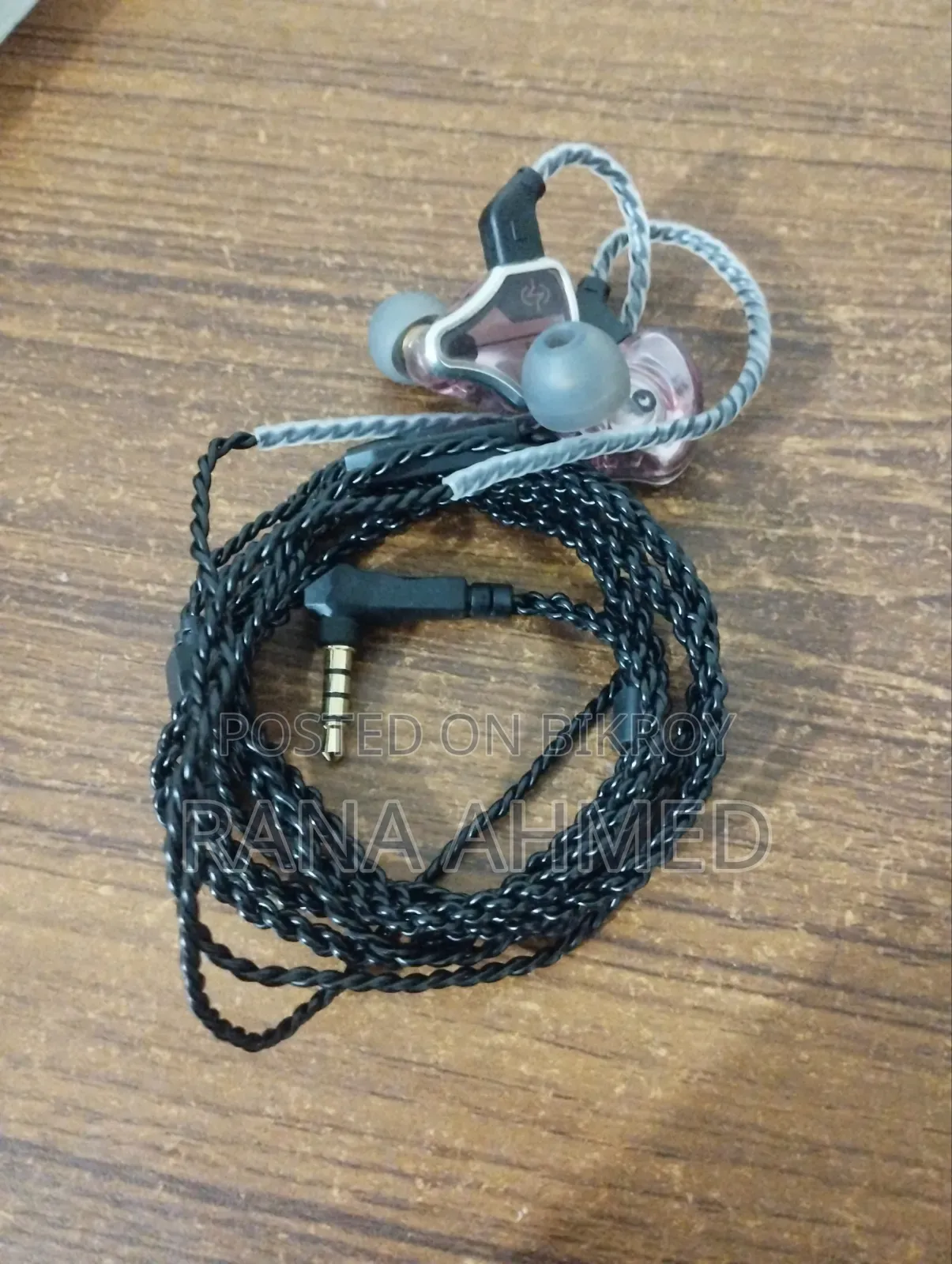 CCZ BC02 Dynamic Driver HiFi IEM With 10MM Carbon Nano Tube Earphone