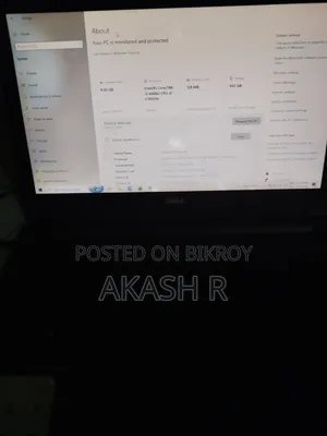 ল্যাপটপ ডেল ৪ জিবি ইন্টেল কোর আই৩ এইচডিডি ১ টিবি