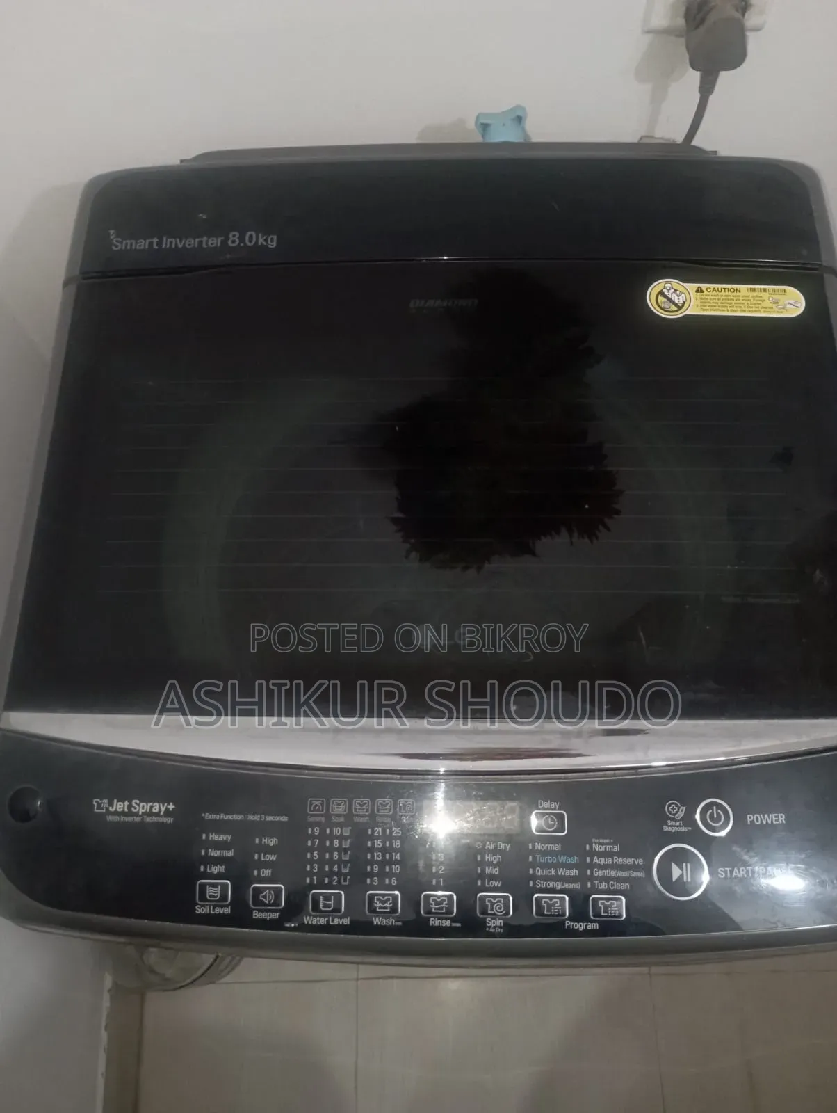 LG 8kg Smart Inverter Washing Machine