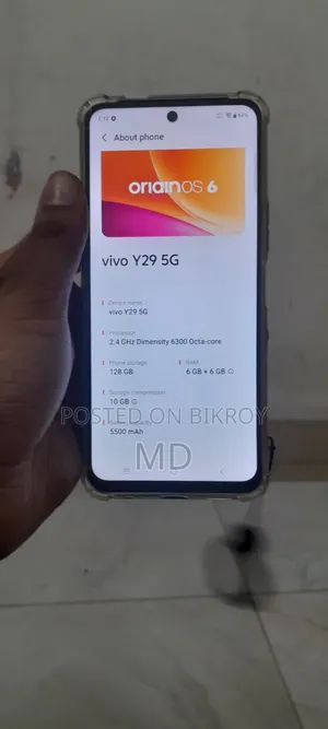 ভিভো ওয়াই২৯ ১২৮ জিবি ব্ল্যাক