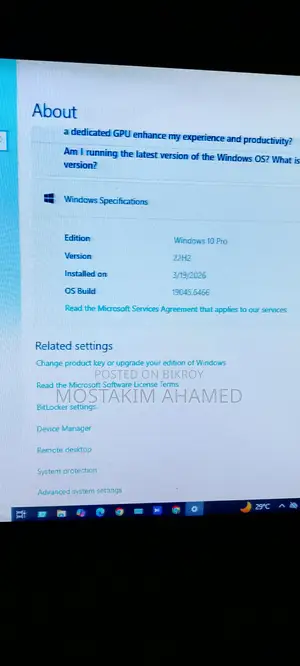Desktop Computer 8GB Intel Core i3 HDD+SSD 256GB