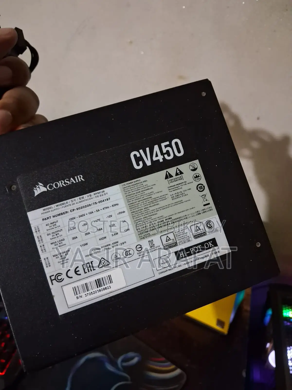 Corsair CV450 450W 80+ Bronze PSU (With Box)
