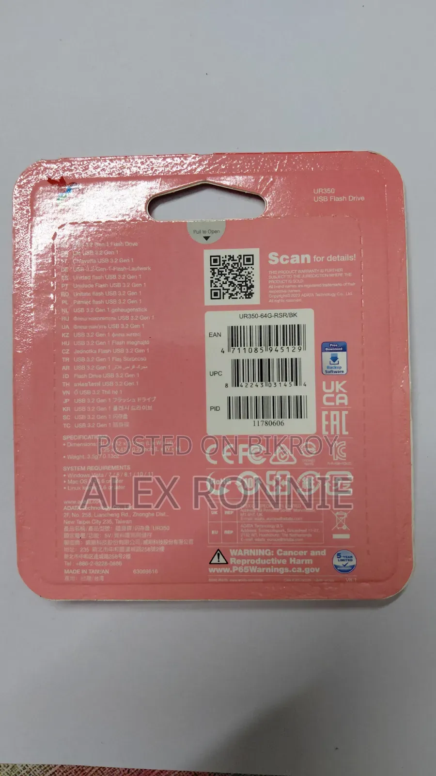 Adata 64 Gb Pendrive