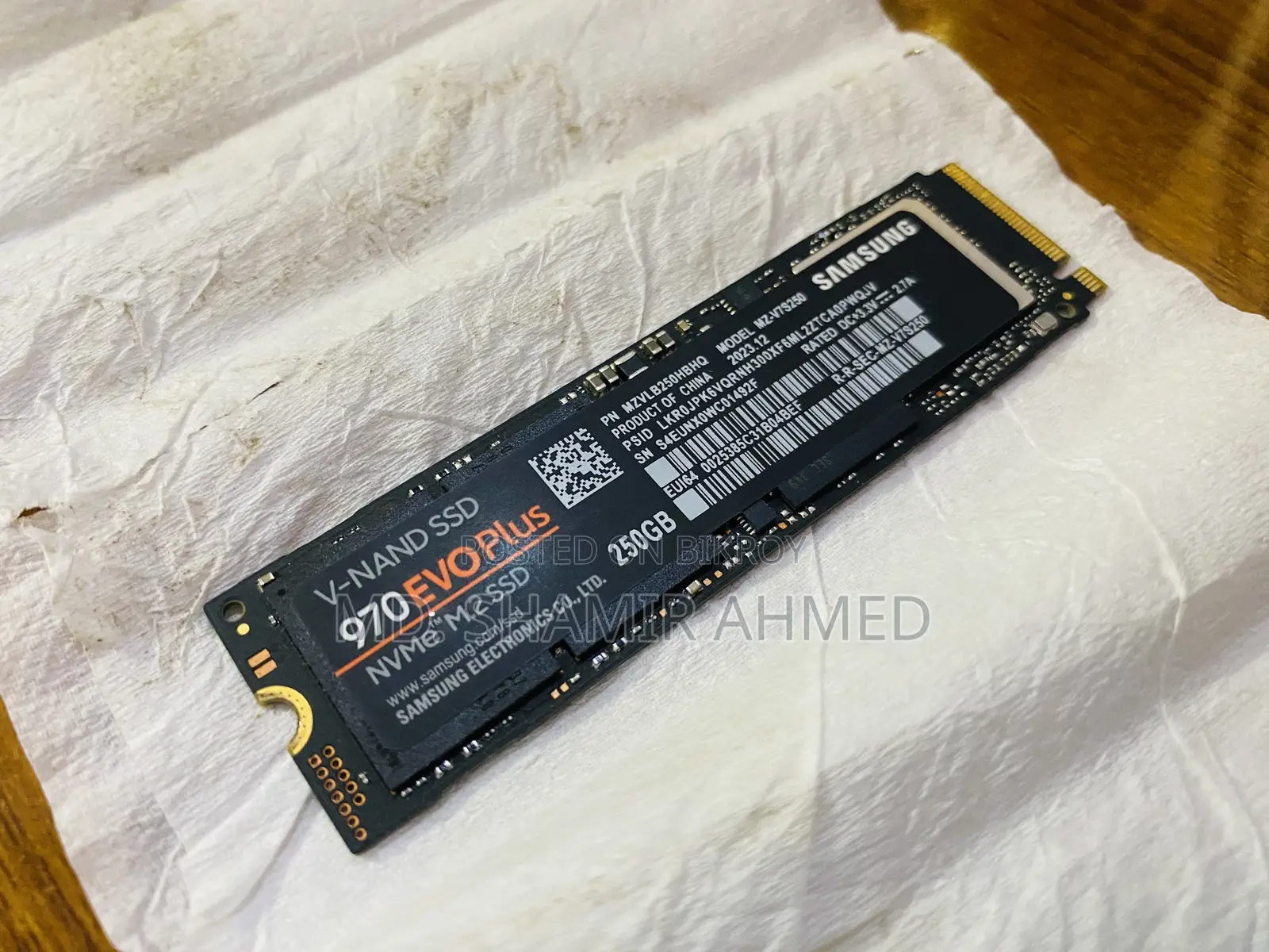 Samsung 970 EVO Plus NVMe M.2 250GB SSD