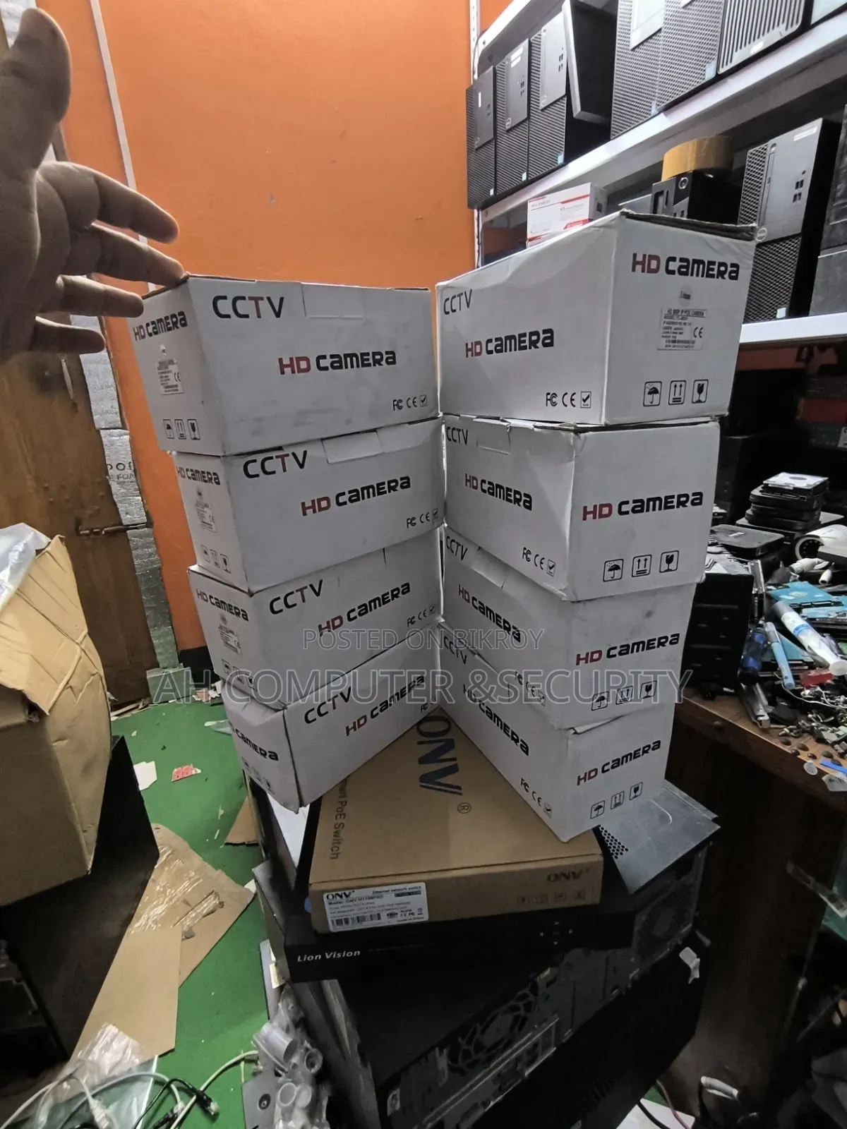 16 PCS Poe Camera 32ch NVR 1tb HDD 16 Port Poe Switch