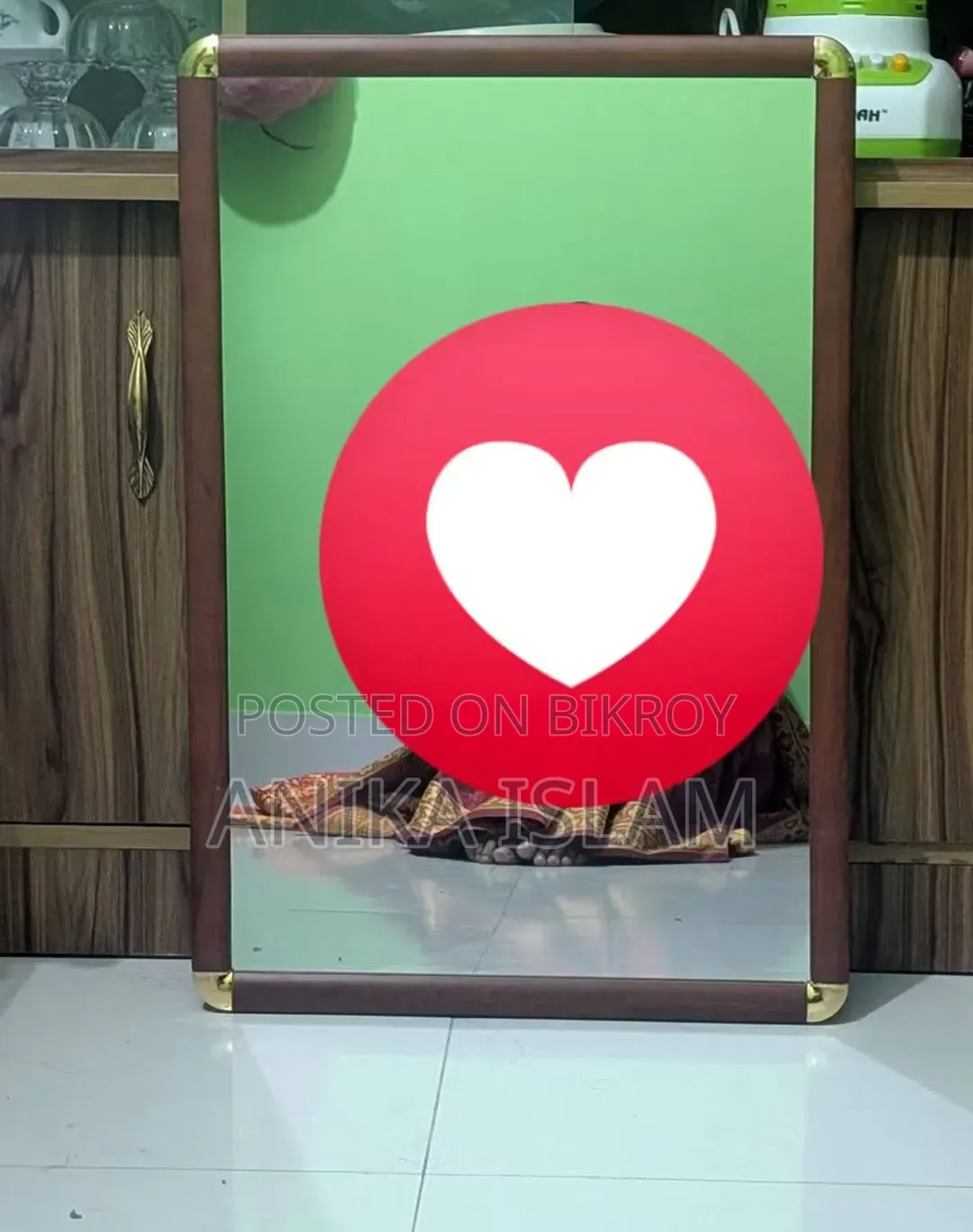 Wooden Frame Mirror