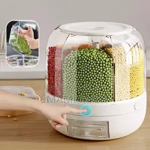 10kg Rotating Grain Dispenser Food Storage Container