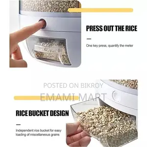 10kg Rotating Grain Dispenser Food Storage Container