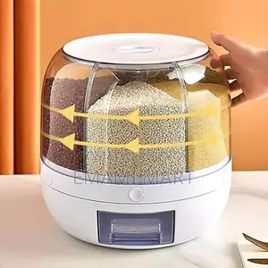 10kg Rotating Grain Dispenser Food Storage Container