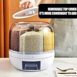 10kg Rotating Grain Dispenser Food Storage Container