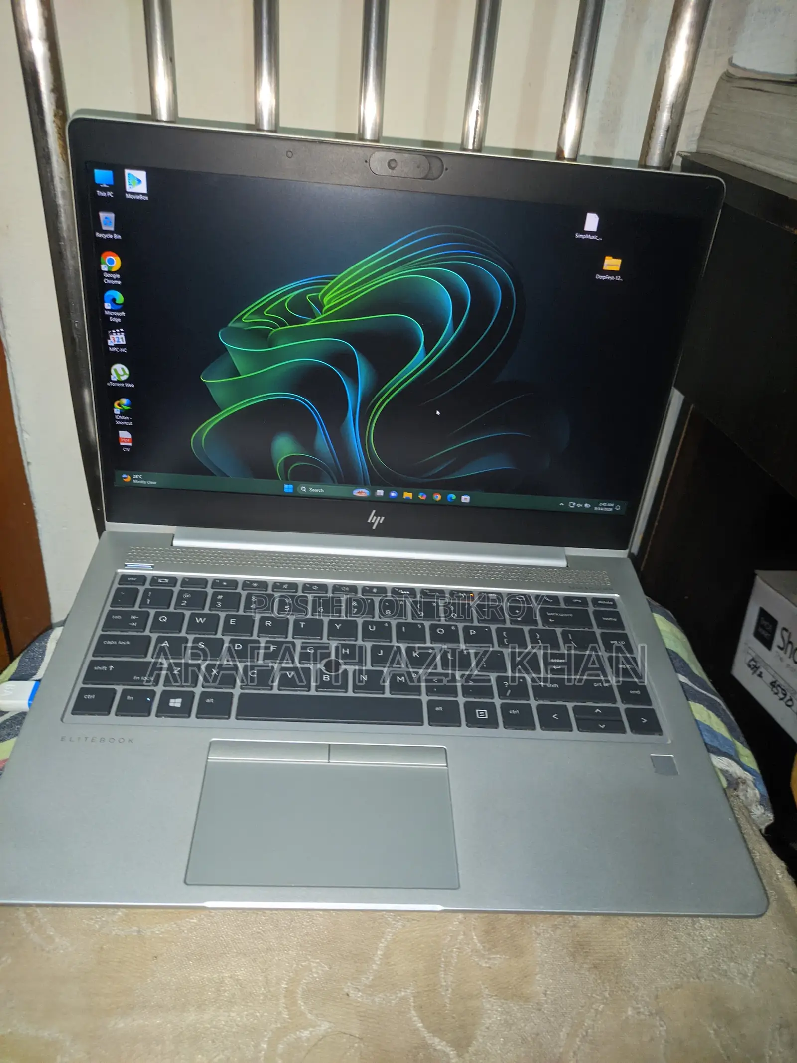 Laptop HP Elitebook 745 G5 8gb Amd Ryzen 5 SSD 512gb