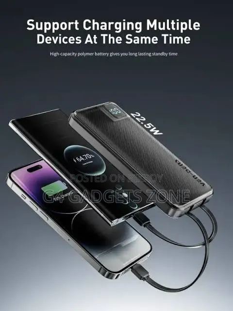 VenDens 20000mah Digital Display Power Bank-
