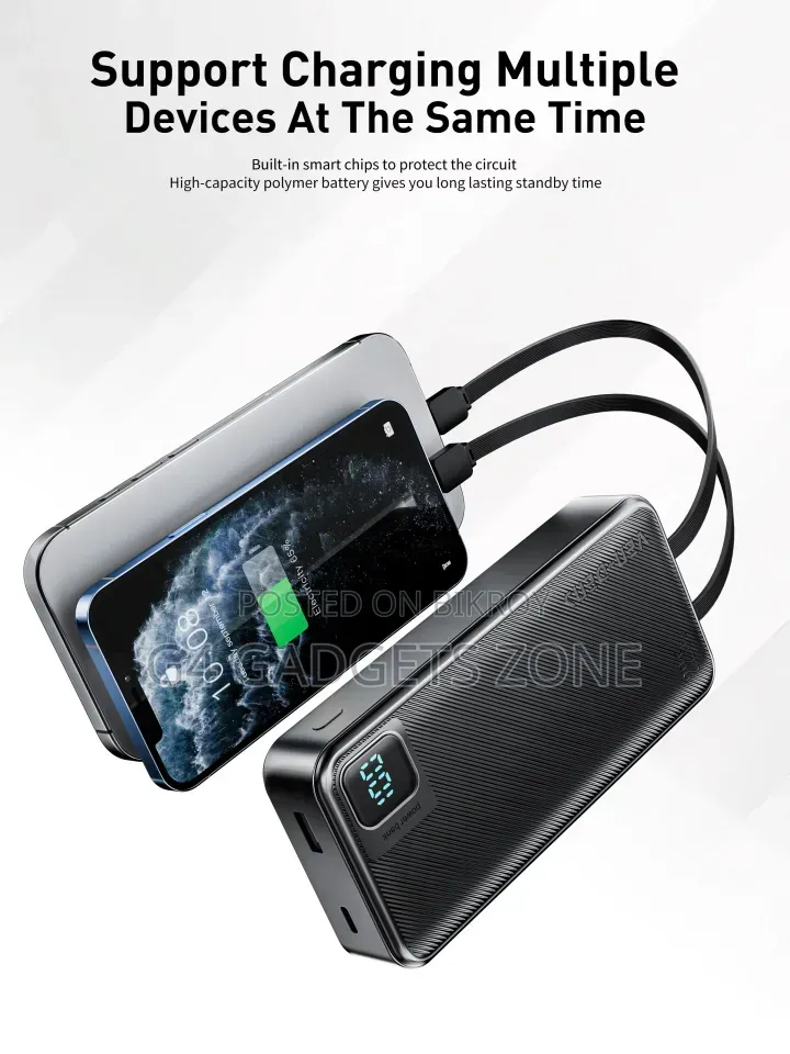 VenDens 20000mah Digital Display Power Bank-