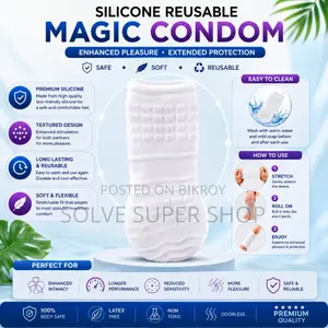 Reusable Silicon Magic Condom