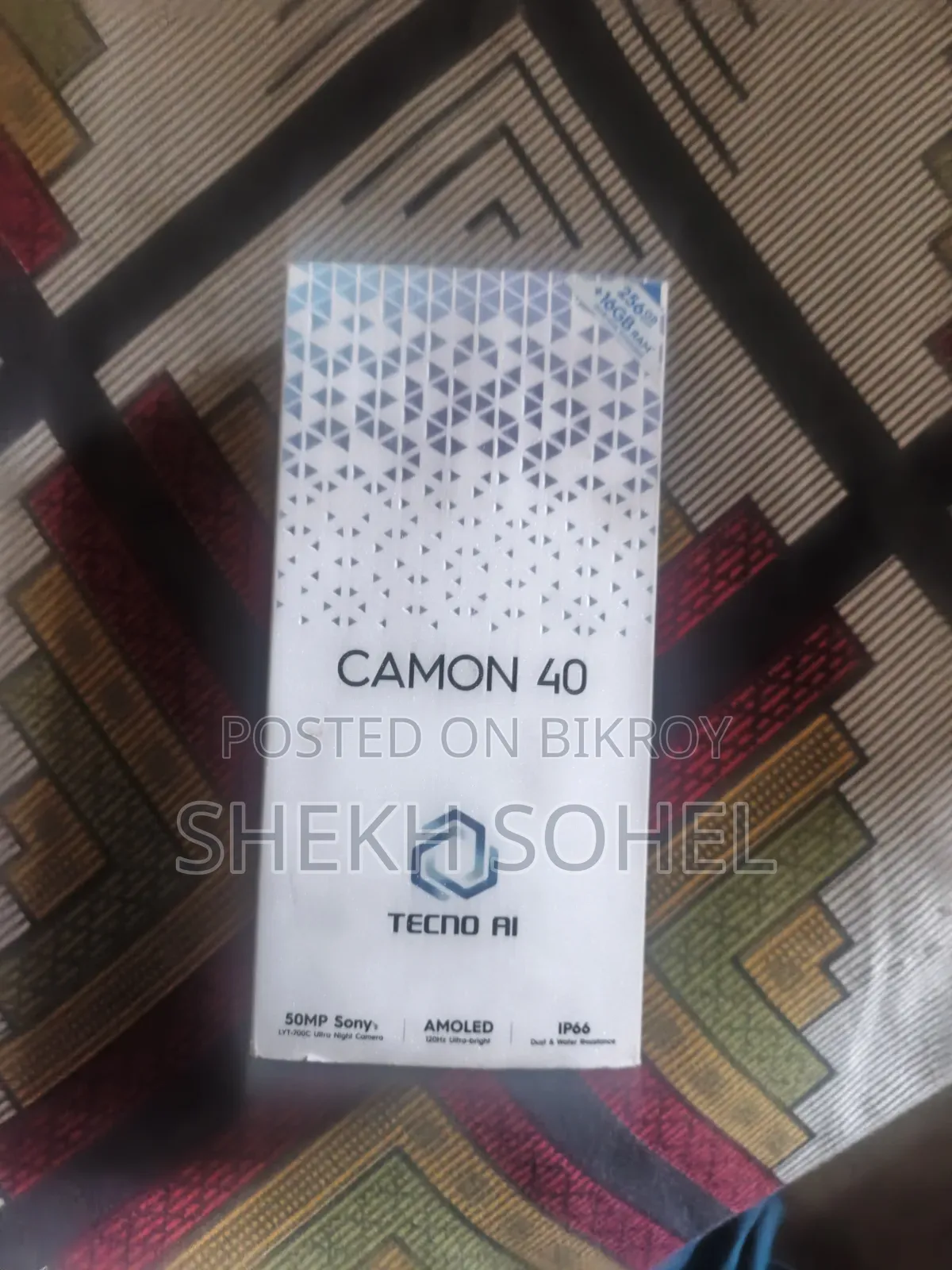Tecno Camon 40 256 GB Graphite