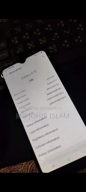 Samsung A10 32 GB Black
