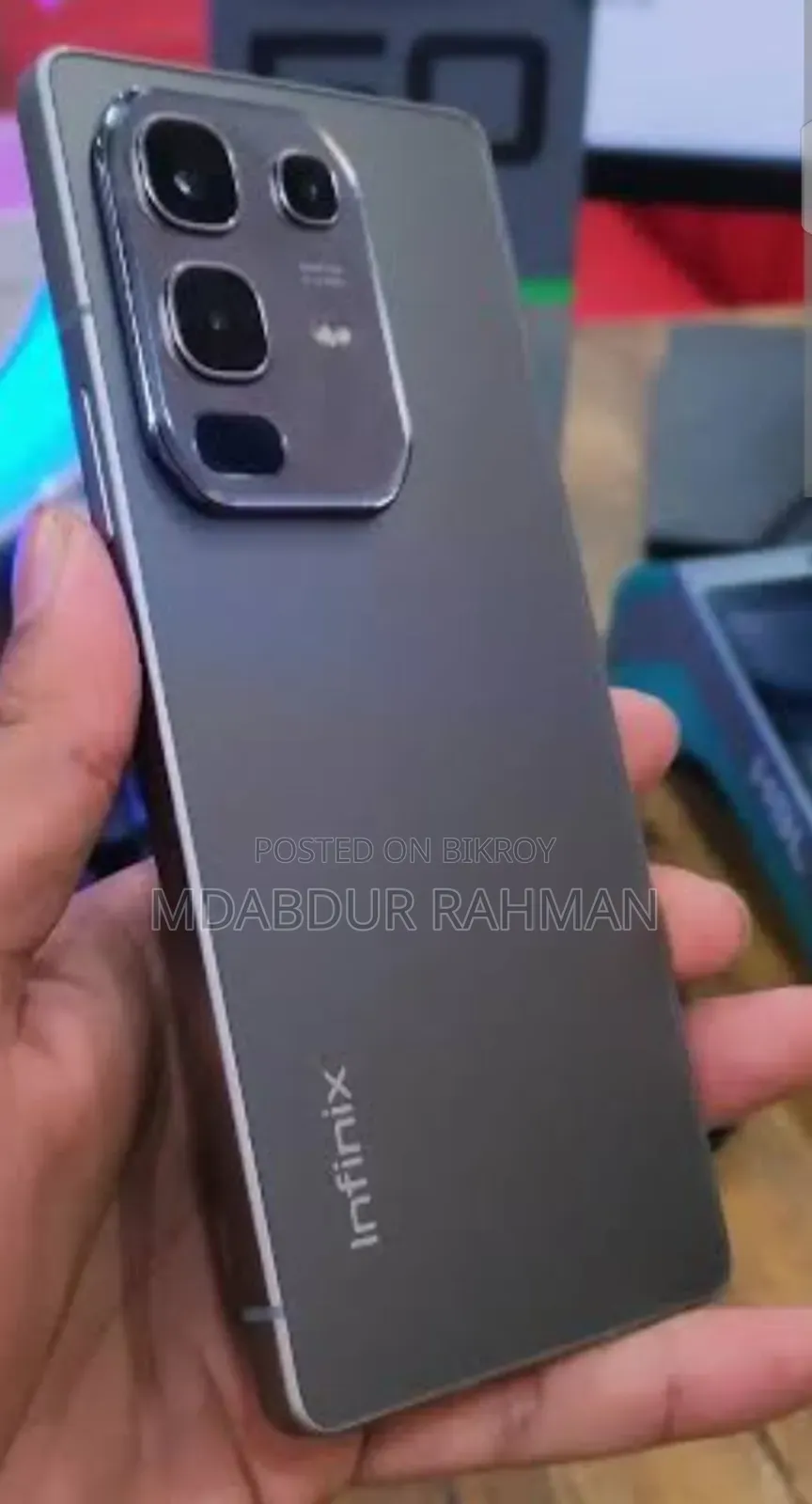 ইনফিনিক্স নোট ৫০ ৪জি ২৫৬ জিবি কালো