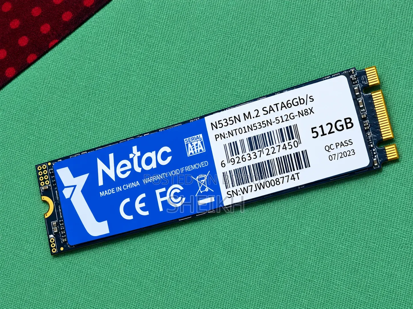 512gb SSD Nvme M. 2 Health 100%
