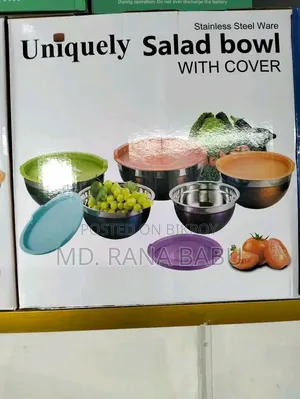 ইউনিভিক সালাদ বাউল ৫ পিস সালাদ বাউল ৫ পিস ঢাকনা সহ