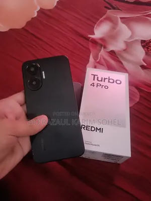 শাওমি রেডমি টার্বো ৪ প্রো ২৫৬ জিবি কালো