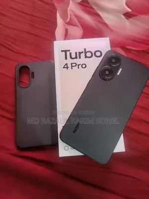 শাওমি রেডমি টার্বো ৪ প্রো ২৫৬ জিবি কালো