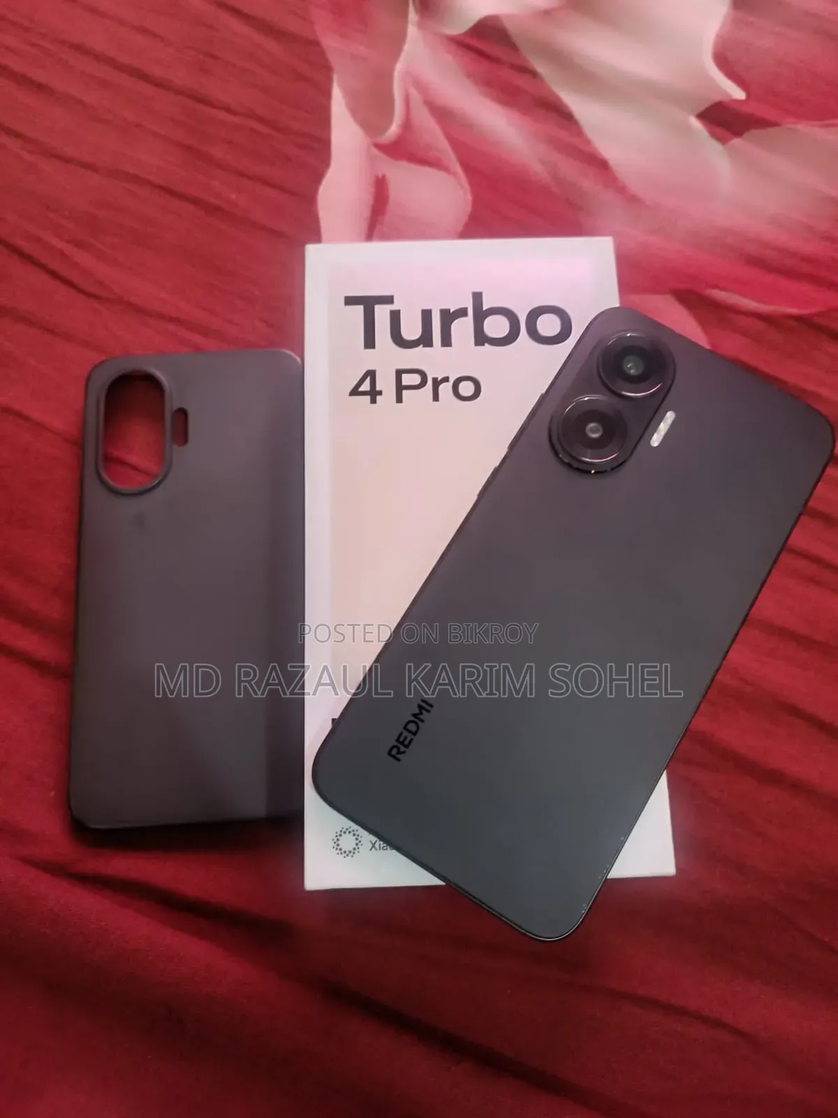 শাওমি রেডমি টার্বো ৪ প্রো ২৫৬ জিবি কালো