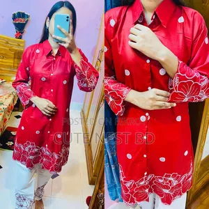 Women's Stylish Embroidery Two Piece Co-Ord Set
