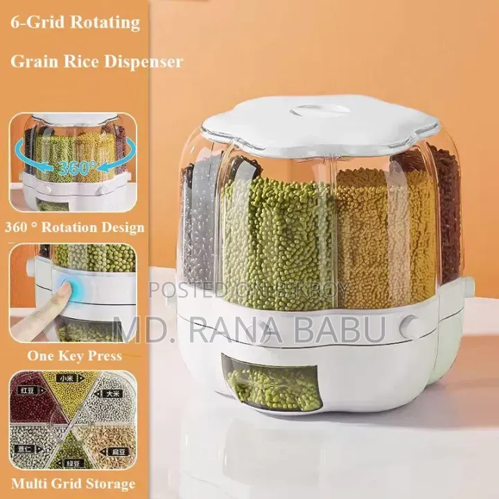 Prestige Rotating Grain Storage Box 10L Rice Barrel