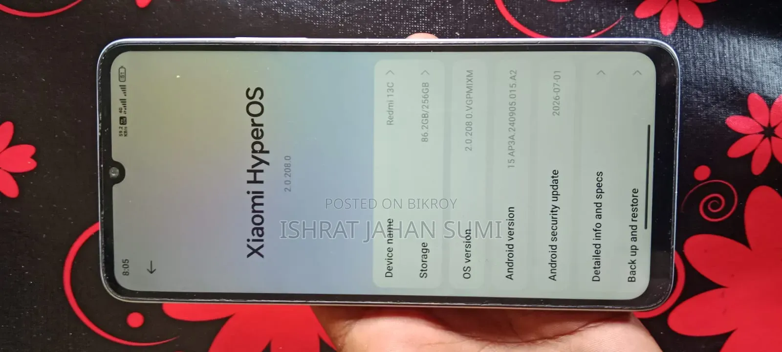 Xiaomi Redmi 13C 256 GB White