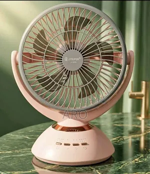 Joy Super JY-2570 Professional 6 Battery Rechargeable Fan Table Fan
