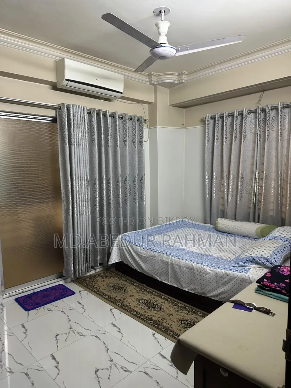 Furnished 3-Bedroom Apartment in Mohammadpur for sale