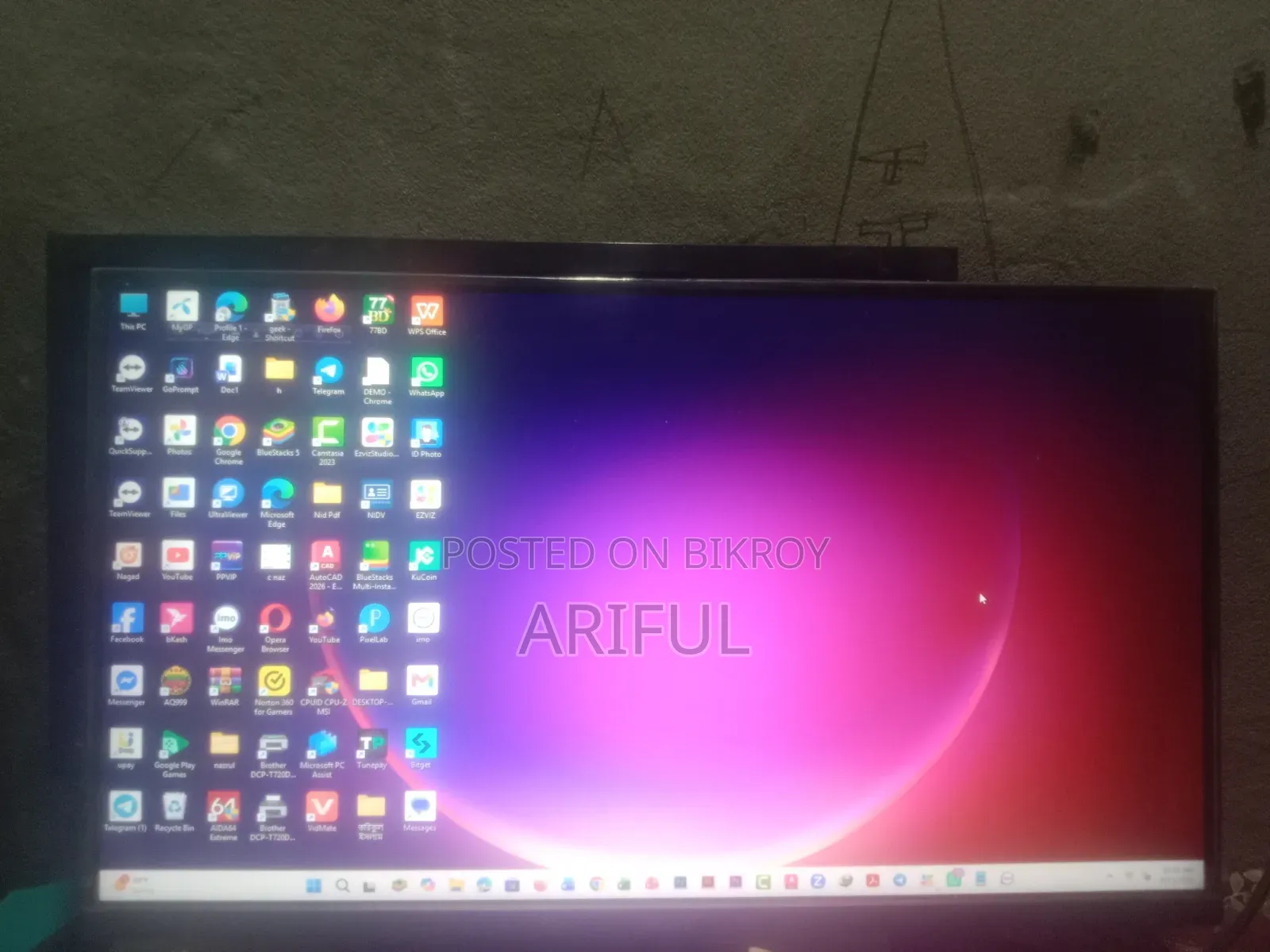 Desktop Computer Acer 16GB AMD Ryzen 5 HDD+SSD 512GB