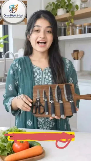জেপ্টার কিচেন নাইফ সেট ৬ পিস (অরিজিনাল)