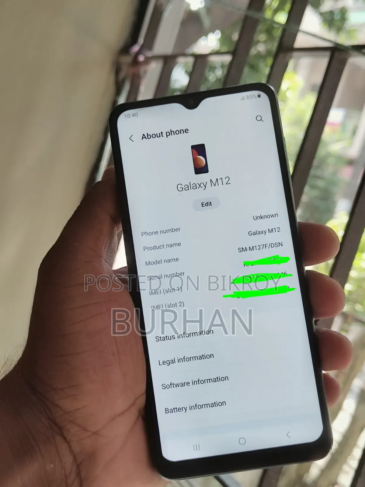 Samsung Galaxy M12 64 GB Blue