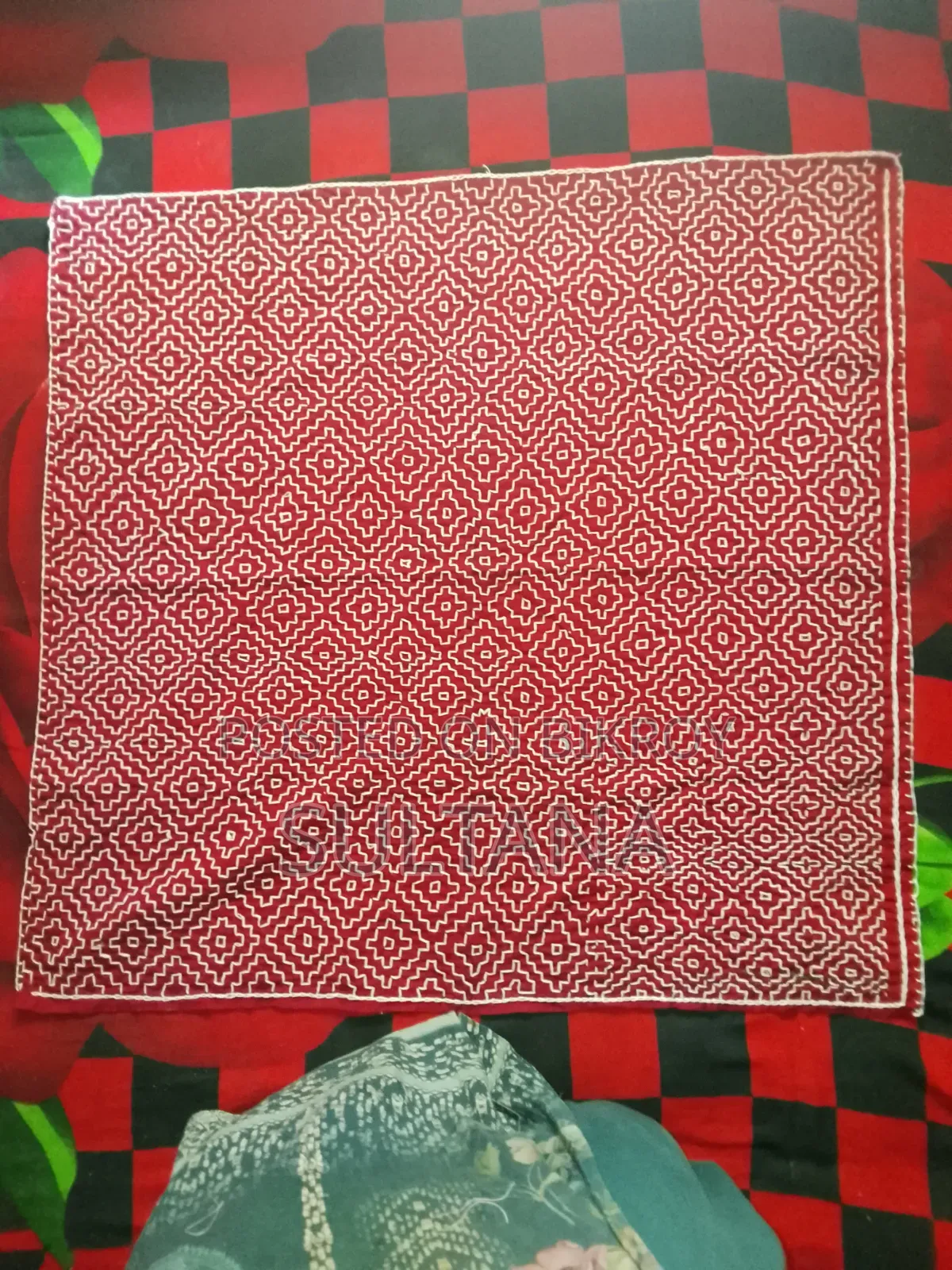 হ্যান্ডমেড কটন নকশী কাঁথা