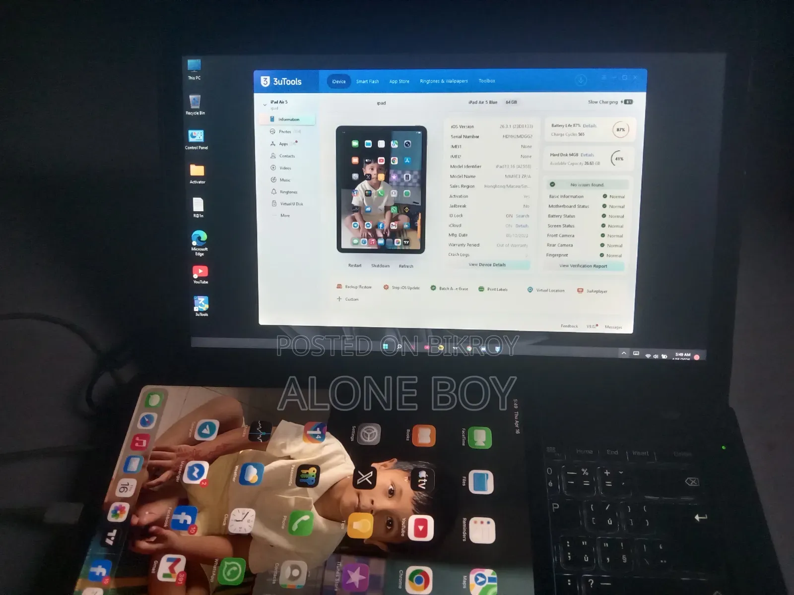 Apple iPad Air (2022) 64 GB Blue